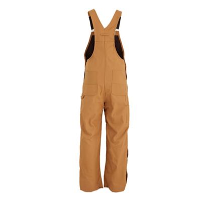 Image showing  Men's Water-Repellent Rigid Duck Heavy-Duty Traditional Insulated Bib Overalls