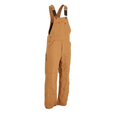 Image showing  Men's Water-Repellent Rigid Duck Heavy-Duty Traditional Insulated Bib Overalls