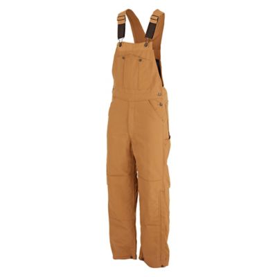 Image showing  Men's Water-Repellent Rigid Duck Heavy-Duty Traditional Insulated Bib Overalls
