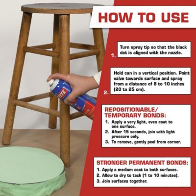 Image showing  13.5 oz. High Performance Clear Spray Adhesive