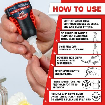 Image showing  Super Glue Ultra Liquid Control, 0.14 oz.