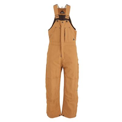 Ridgecut Men's Heavy-Duty Rigid Duck Insulated Bib Overalls