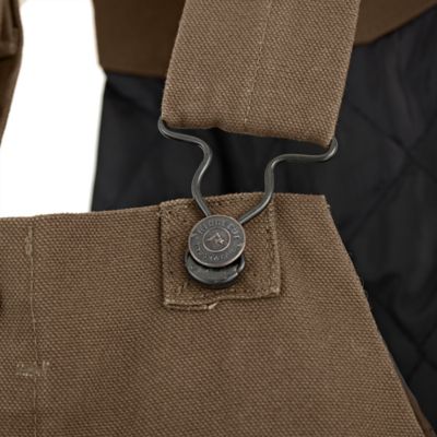 Image showing  Men's Toughshield Sanded Duck Super-Duty Insulated Bib Overalls