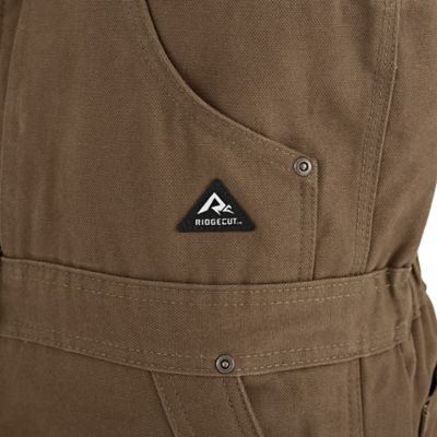 Image showing 5 th Ridgecut Men's Toughshield Sanded Duck Super-Duty Insulated Bib Overalls