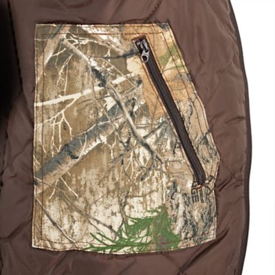 Image showing 6 th Ridgecut Men's Quilt-Lined Hooded Insulated Camo Jacket