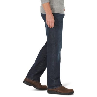 Image showing  Men's Classic Fit Mid-Rise Extreme Motion Bootcut Jeans