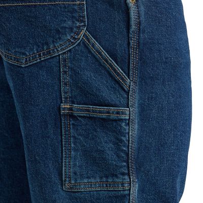 Image showing 5 th Lee Men's Relaxed Fit Mid-Rise Legendary Workwear Carpenter Jeans