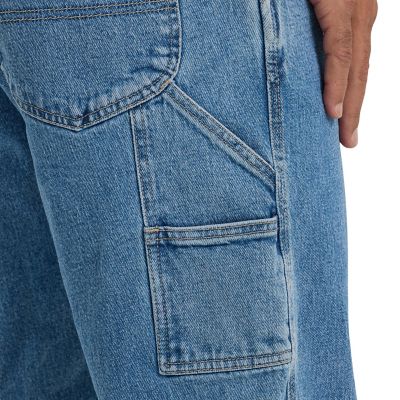 Image showing 5 th Lee Men's Relaxed Fit Mid-Rise Legendary Workwear Carpenter Jeans