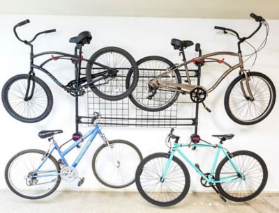 Bike-Tree Ultra Customizable Mounted Garage Organizer/Bike Rack