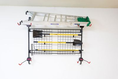 Image showing  Ultra Customizable Mounted Garage Organizer/Bike Rack