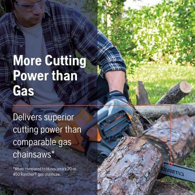 Image showing  Power Axe 350i 18 in. 40V Cordless Chainsaw, Battery and Charger Not Included