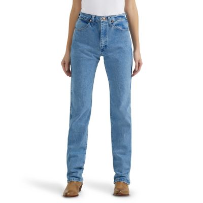 Wrangler Women's Slim Fit High-Rise Cowboy Cut Jeans, 014MWZG