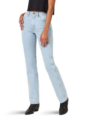 Wrangler Women's Slim Fit High-Rise Cowboy Cut Jeans, 014MWZG