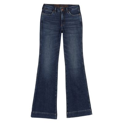 Wrangler Women's High-Rise Retro Bailey Trouser Jeans