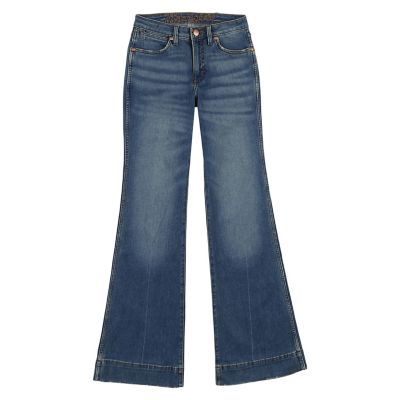 Wrangler Women's High-Rise Retro Bailey Trouser Jeans