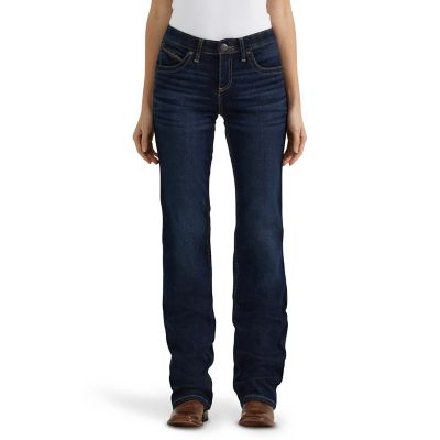 Wrangler Women's Stretch Fit Mid-Rise Ultimate Riding Jeans, Q-Baby