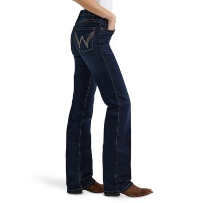 Image showing 2 th Wrangler Women's Stretch Fit Mid-Rise Ultimate Riding Jeans, Q-Baby