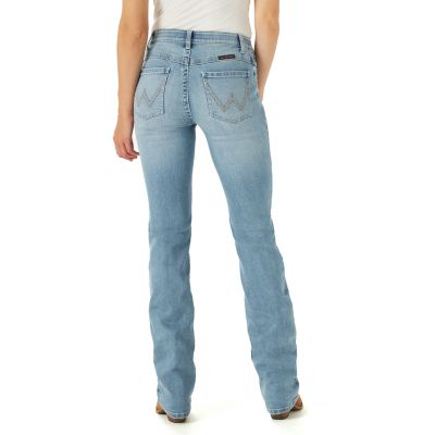 Image showing 1 th Wrangler Women's Mid-Rise Ultimate Riding Jeans, Willow