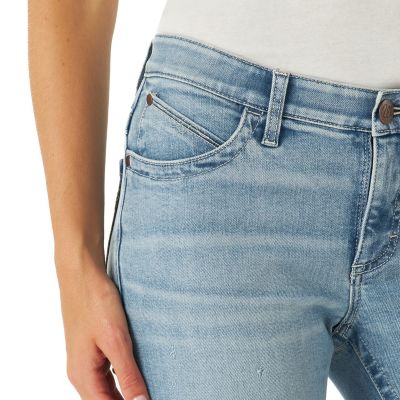 Image showing 3 th Wrangler Women's Classic Fit Mid-Rise Ultimate Riding Jeans
