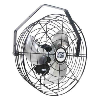 Maxx Air 18 In. 3-Speed Tilting Wall Mount Poultry Fan with Wide Guard