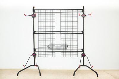 Image showing  Heavy-Duty Ultra Max Customizable Mounted Garage Organizer/Bike Rack
