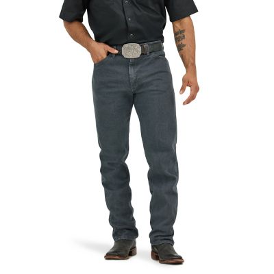 Wrangler Men's Classic Fit High-Rise Cowboy Cut Denim Jeans