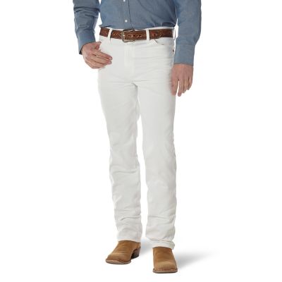 Wrangler Men's Slim Fit High-Rise Cowboy Cut Jeans