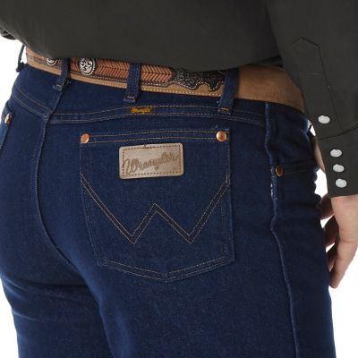 Image showing  Men's Slim Fit High-Rise Cowboy Cut Stretch Jeans, 100938BLK