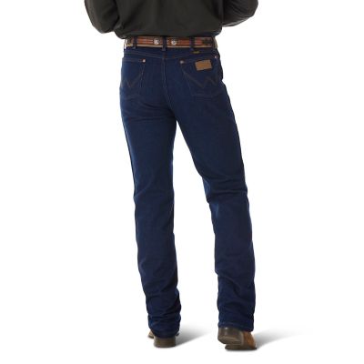 Image showing  Men's Slim Fit High-Rise Cowboy Cut Stretch Jeans, 100938BLK