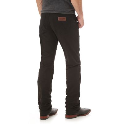 Image showing 1 th Wrangler Men's Slim Fit Mid-Rise Retro Straight Leg Jeans