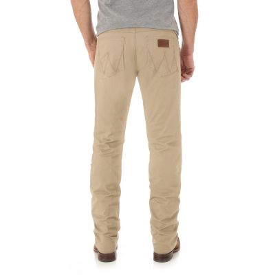Image showing 1 th Wrangler Men's Slim Fit Mid-Rise Retro Straight Leg Jeans