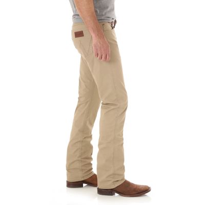 Image showing 2 th Wrangler Men's Slim Fit Mid-Rise Retro Straight Leg Jeans