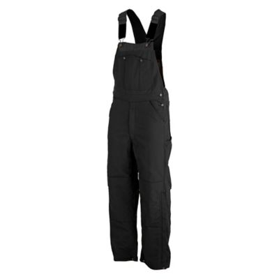 Image showing  Men's Water-Repellent Rigid Duck Heavy-Duty Traditional Insulated Bib Overalls
