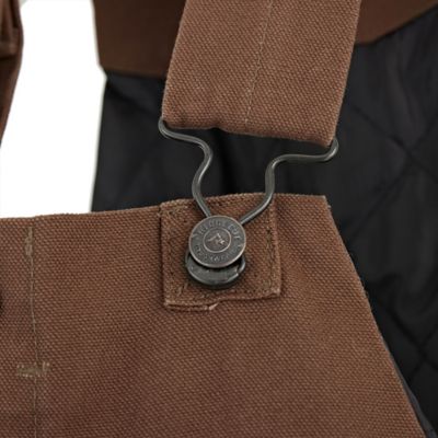 Image showing  Men's Toughshield Sanded Duck Super-Duty Insulated Bib Overalls