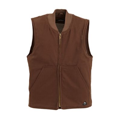Ridgecut Men's Super-Duty Sherpa-Lined Sanded Duck Vest