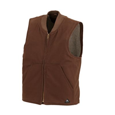 Image showing  Men's Toughshield Super-Duty Sherpa-Lined Sanded Duck Vest