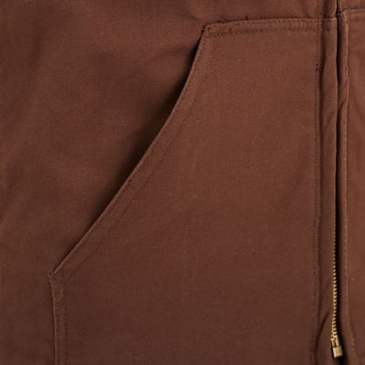 Image showing  Men's Toughshield Super-Duty Sherpa-Lined Sanded Duck Vest