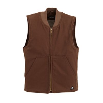 Ridgecut Men's Sherpa-Lined Super-Duty Sanded Duck Vest