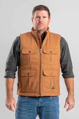 Ridgecut Men's Quilted Fleece-Lined Super-Duty Sanded Duck Vest