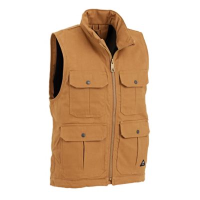 Image showing  Men's Toughshield Quilted Fleece-Lined Super-Duty Sanded Duck Vest