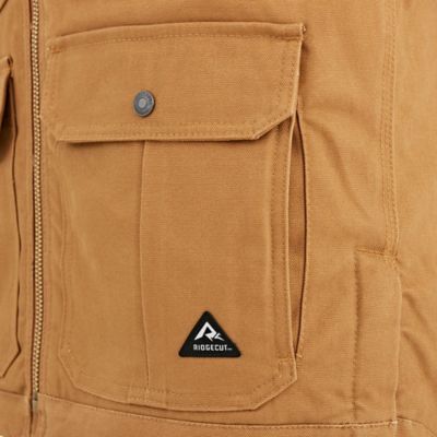 Image showing  Men's Toughshield Quilted Fleece-Lined Super-Duty Sanded Duck Vest