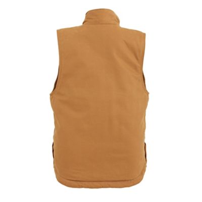 Image showing  Men's Toughshield Quilted Fleece-Lined Super-Duty Sanded Duck Vest