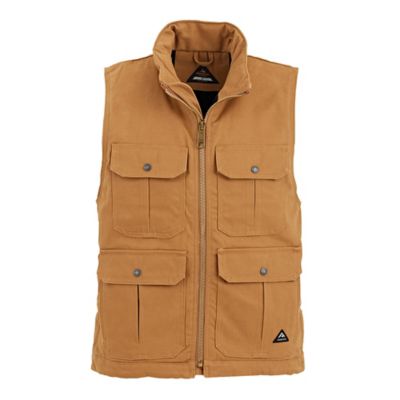 Ridgecut Men's Quilted Fleece-Lined Super-Duty Sanded Duck Vest