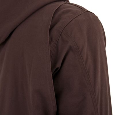 Image showing 6 th Blue Mountain Men's DWR Sherpa-Lined Heavy-Duty Sanded Duck Hooded Jacket