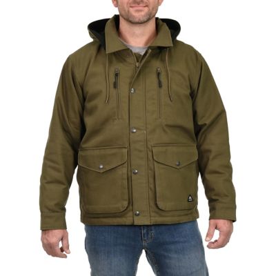 Ridgecut Men's Toughshield Fleece Lined Super-Duty Sanded Duck Contractor Coat