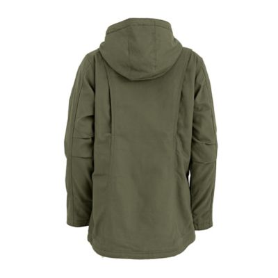 Image showing  Women's Quilted Fleece-Lined Sanded Duck Barn Coat