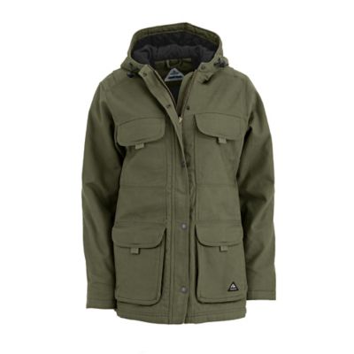 Image showing 0 th Ridgecut Women's Quilted Fleece-Lined Sanded Duck Barn Coat