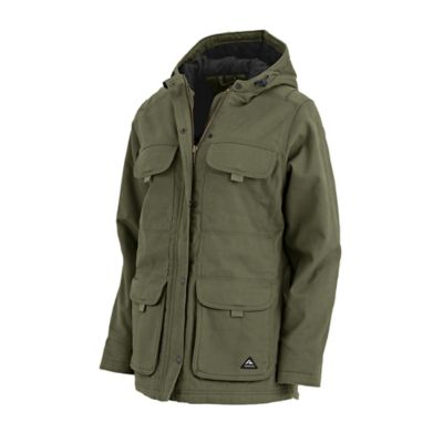 Image showing 3 th Ridgecut Women's Quilted Fleece-Lined Sanded Duck Barn Coat