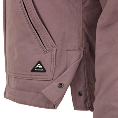 Image showing 6 th Ridgecut Women's Max-Range Flex Sanded Duck Sherpa-Lined Hooded Jacket