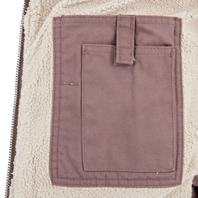 Image showing 8 th Ridgecut Women's Max-Range Flex Sanded Duck Sherpa-Lined Hooded Jacket